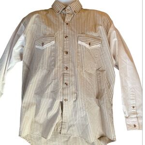 Spindle River western button down mens 1990’s shirt Vgt cowboy